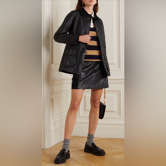 BARBOUR Beadnell corduroy-trimmed waxed-cotton jacket - Picture 2 of 4